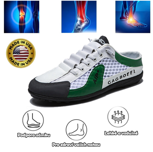 (🔥Dnes sleva 50 % – nenechte si ujít) Sportovní obuv a pantofle – nový, prodyšný a zápachu odolný materiál