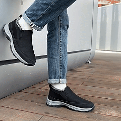 (⏰50% reducere pentru o perioadă limitată, doar astăzi🎁) ❄️Ghete de iarnă italiene confortabile pentru bărbați👞Călduță✅Ameliorează durerile de picioare