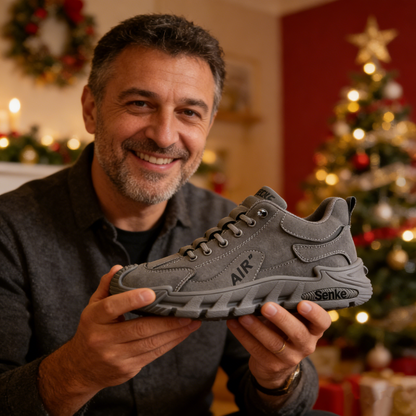 Ortopedická obuv Deconr® | Ergonomická turistická obuv - ✅️Korekce držení těla při chůzi - Voděodolná a protiskluzová 👞Vybraná italská kůže