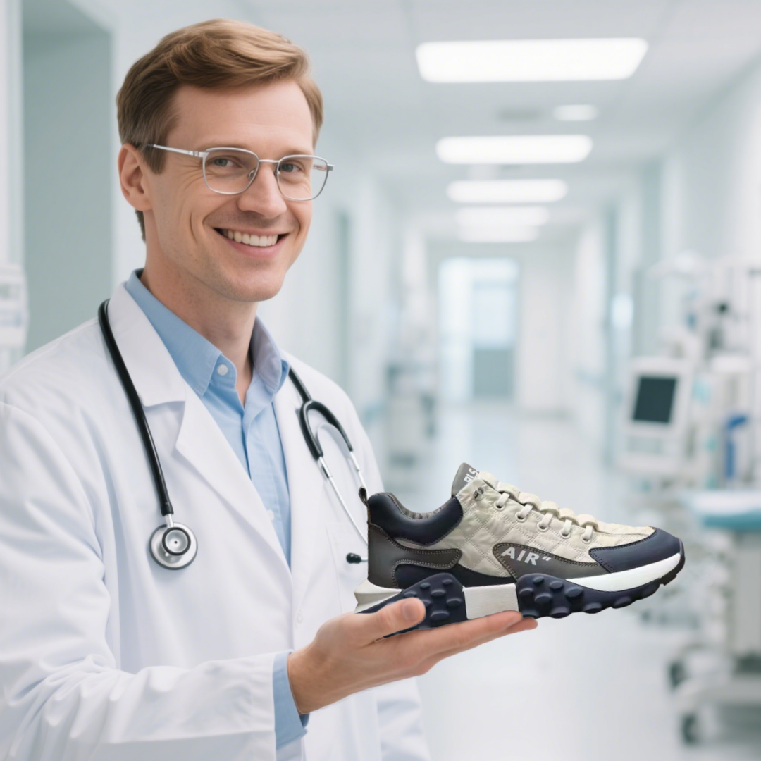 Ortopedická obuv deconr® | Ergonomicky tvarovaná, měkká a pohodlná, zmírňuje únavu nohou po dlouhém dni.