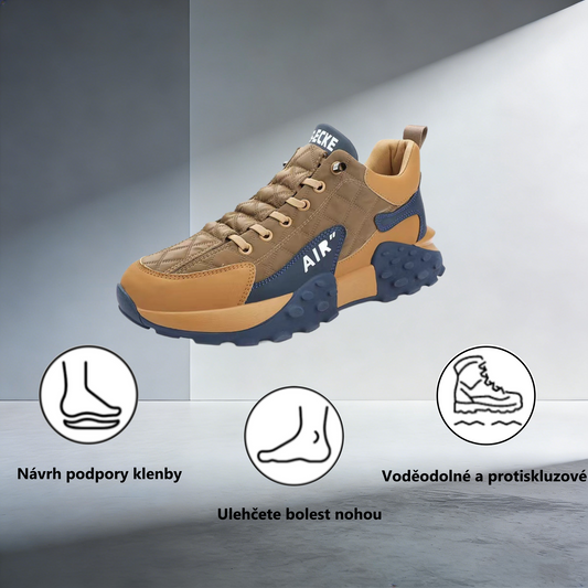 Ortopedická obuv deconr® | Ergonomicky tvarovaná, měkká a pohodlná, zmírňuje únavu nohou po dlouhém dni.