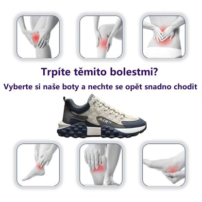 Ortopedická obuv deconr® | Ergonomicky tvarovaná, měkká a pohodlná, zmírňuje únavu nohou po dlouhém dni.