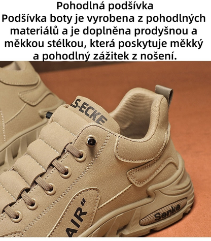 Ortopedická obuv Deconr® | Ergonomická turistická obuv - ✅️Korekce držení těla při chůzi - Voděodolná a protiskluzová 👞Vybraná italská kůže