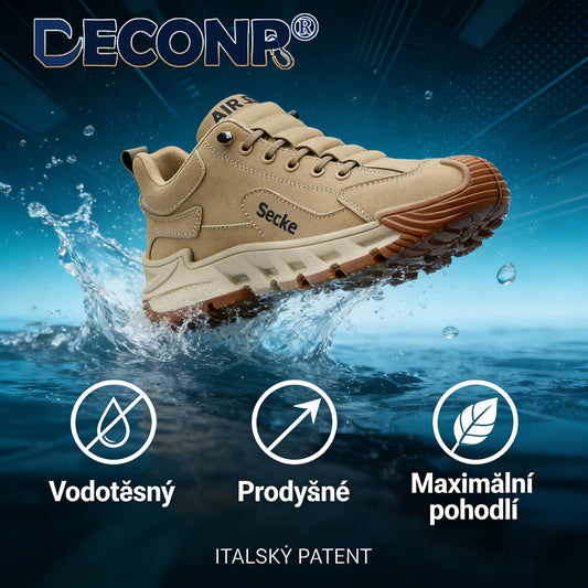 Ortopedická obuv Deconr® | Ergonomická turistická obuv - ✅️Korekce držení těla při chůzi - Voděodolná a protiskluzová 👞Vybraná italská kůže