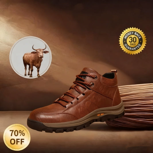 🔥Dnes sleva 50 %, nenechte si to ujít!🐂 Pánská ortopedická obuv je vyrobena z vysoce kvalitní italské hovězí kůže 👞 Ulevuje od bolesti ✅ Pohodlná chůze