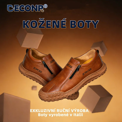 🐂【Inteligentní vložka do bot s umělou inteligencí】Vysoce kvalitní kůže + ručně šitá: nutnost pro muže🔴Přenosná podiatrická ortéza