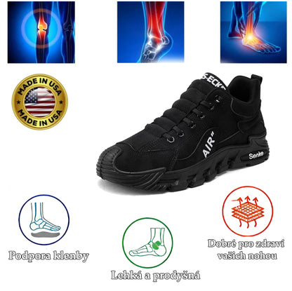 Ortopedická obuv Deconr® | Ergonomická turistická obuv - ✅️Korekce držení těla při chůzi - Voděodolná a protiskluzová 👞Vybraná italská kůže