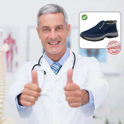 (⏰50% reducere pentru o perioadă limitată, doar astăzi🎁) ❄️Ghete de iarnă italiene confortabile pentru bărbați👞Călduță✅Ameliorează durerile de picioare