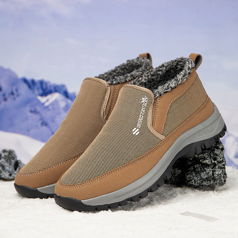 (⏰50% reducere pentru o perioadă limitată, doar astăzi🎁) ❄️Ghete de iarnă italiene confortabile pentru bărbați👞Călduță✅Ameliorează durerile de picioare