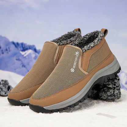 (⏰50% reducere pentru o perioadă limitată, doar astăzi🎁) ❄️Ghete de iarnă italiene confortabile pentru bărbați👞Călduță✅Ameliorează durerile de picioare