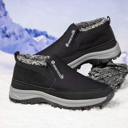 (⏰50% reducere pentru o perioadă limitată, doar astăzi🎁) ❄️Ghete de iarnă italiene confortabile pentru bărbați👞Călduță✅Ameliorează durerile de picioare