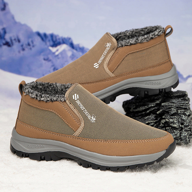 (⏰50% reducere pentru o perioadă limitată, doar astăzi🎁) ❄️Ghete de iarnă italiene confortabile pentru bărbați👞Călduță✅Ameliorează durerile de picioare