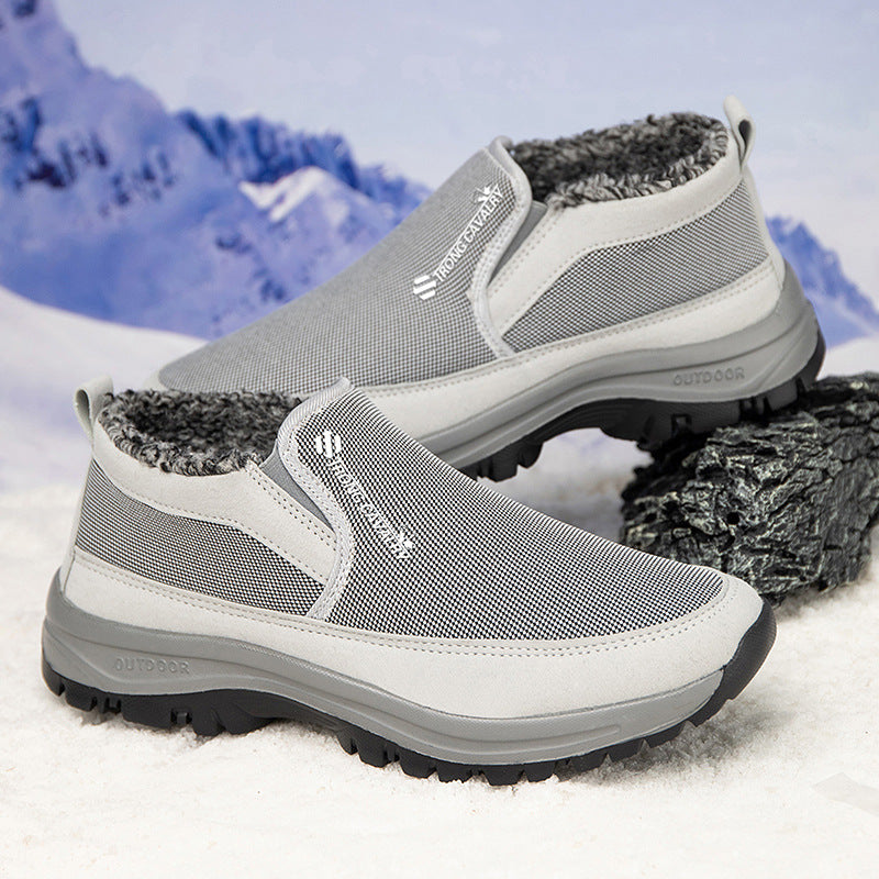 (⏰50% reducere pentru o perioadă limitată, doar astăzi🎁) ❄️Ghete de iarnă italiene confortabile pentru bărbați👞Călduță✅Ameliorează durerile de picioare