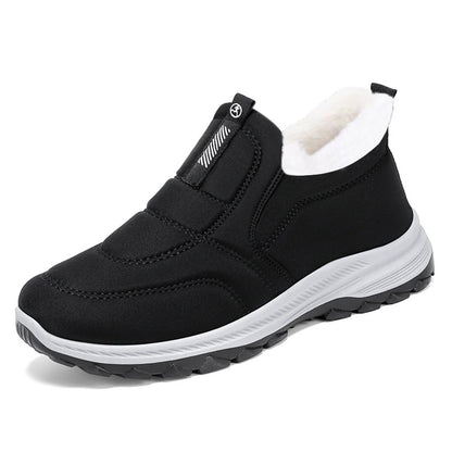 (🔥DNES SLEVA 50 % - NENECHTE SI UJÍT) ⏰ - Měkké a pohodlné zimní italské luxusní značkové semišové ortopedické boty (podpora - úleva od bolesti nohou)