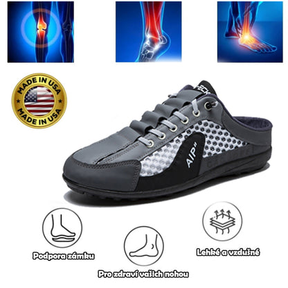 (🔥Dnes sleva 50 % – nenechte si ujít) Sportovní obuv a pantofle – nový, prodyšný a zápachu odolný materiál